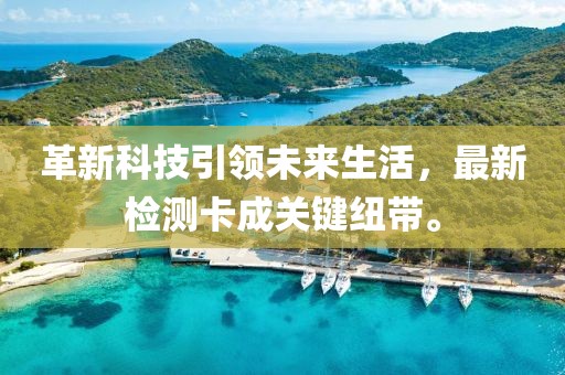 革新科技引領(lǐng)未來生活，最新檢測卡成關(guān)鍵紐帶。