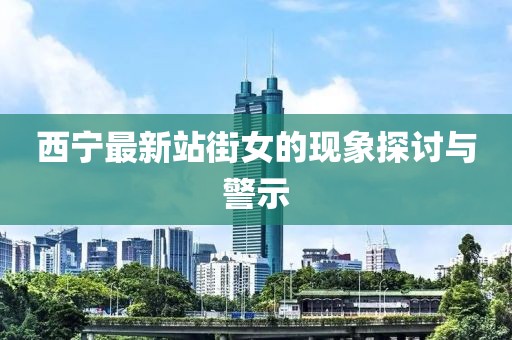 西寧最新站街女的現(xiàn)象探討與警示