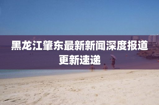 黑龍江肇東最新新聞深度報道更新速遞