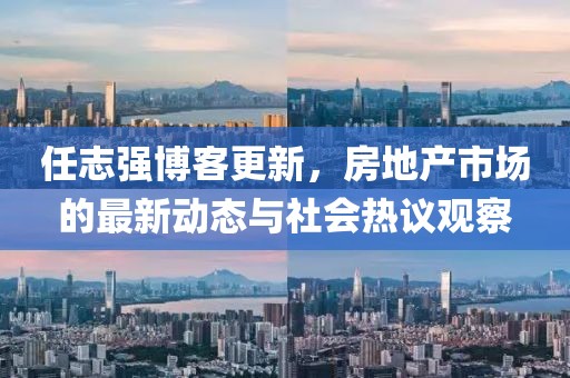 任志強(qiáng)博客更新，房地產(chǎn)市場(chǎng)的最新動(dòng)態(tài)與社會(huì)熱議觀察