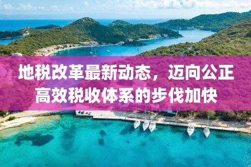 地稅改革最新動態(tài)，邁向公正高效稅收體系的步伐加快