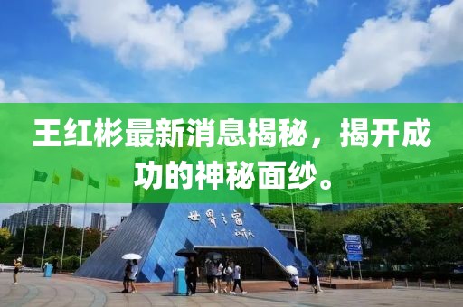 王紅彬最新消息揭秘，揭開成功的神秘面紗。
