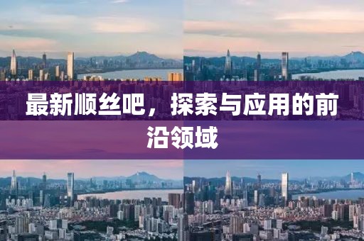 最新順絲吧，探索與應(yīng)用的前沿領(lǐng)域