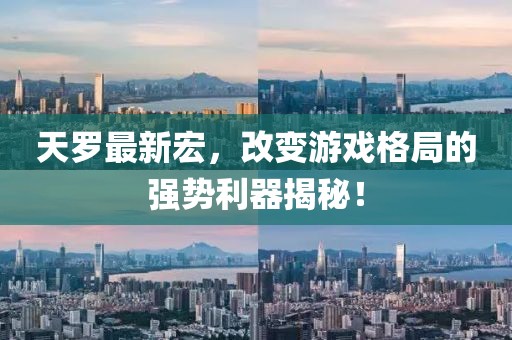 天羅最新宏，改變游戲格局的強勢利器揭秘！