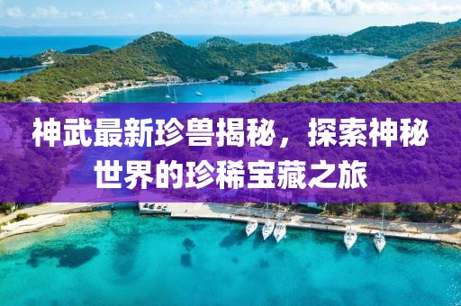 神武最新珍獸揭秘，探索神秘世界的珍稀寶藏之旅