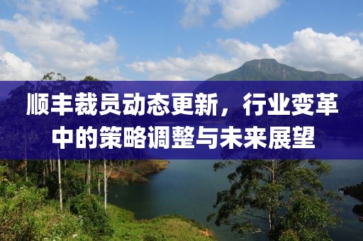 順豐裁員動態(tài)更新，行業(yè)變革中的策略調(diào)整與未來展望