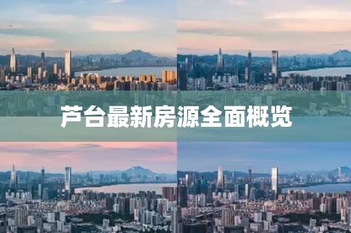 蘆臺最新房源全面概覽