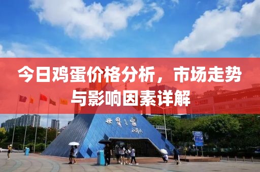 今日雞蛋價格分析，市場走勢與影響因素詳解