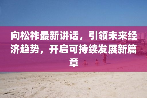 向松祚最新講話，引領(lǐng)未來(lái)經(jīng)濟(jì)趨勢(shì)，開(kāi)啟可持續(xù)發(fā)展新篇章