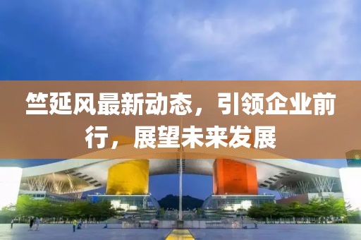 竺延風(fēng)最新動(dòng)態(tài)，引領(lǐng)企業(yè)前行，展望未來(lái)發(fā)展