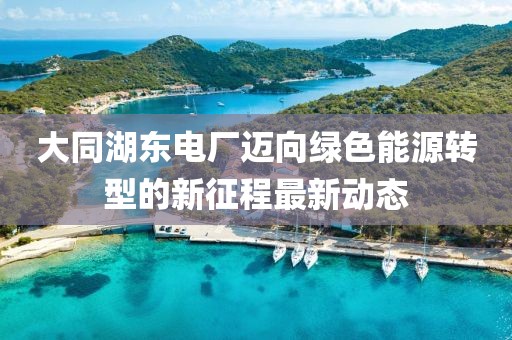 大同湖東電廠邁向綠色能源轉(zhuǎn)型的新征程最新動態(tài)