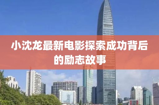 小沈龍最新電影探索成功背后的勵(lì)志故事
