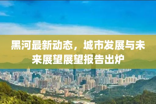 黑河最新動(dòng)態(tài)，城市發(fā)展與未來(lái)展望展望報(bào)告出爐