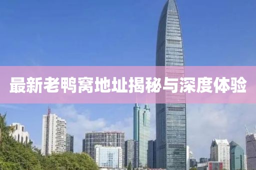 最新老鴨窩地址揭秘與深度體驗(yàn)
