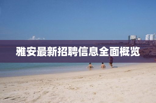 雅安最新招聘信息全面概覽