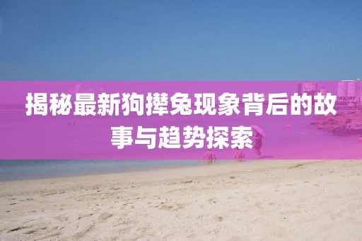 揭秘最新狗攆兔現(xiàn)象背后的故事與趨勢探索