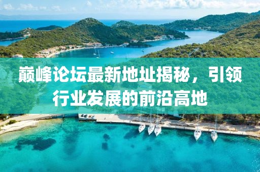 巔峰論壇最新地址揭秘，引領(lǐng)行業(yè)發(fā)展的前沿高地