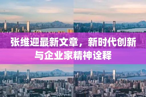 張維迎最新文章，新時(shí)代創(chuàng)新與企業(yè)家精神詮釋