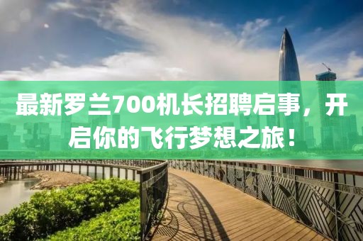 最新羅蘭700機(jī)長(zhǎng)招聘啟事，開(kāi)啟你的飛行夢(mèng)想之旅！