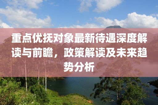 重點(diǎn)優(yōu)撫對(duì)象最新待遇深度解讀與前瞻，政策解讀及未來趨勢(shì)分析