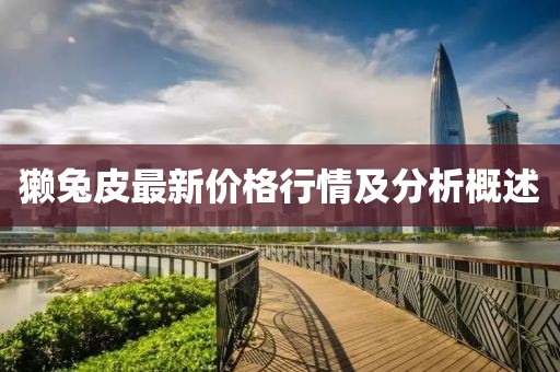 獺兔皮最新價格行情及分析概述