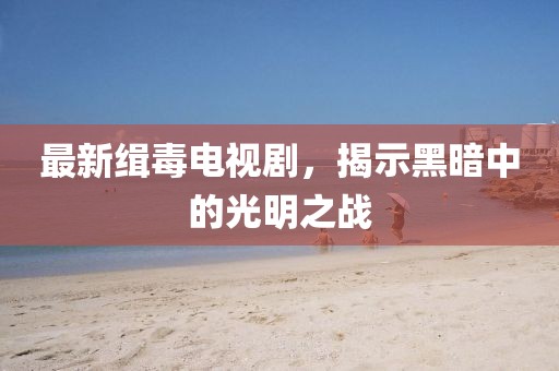 最新緝毒電視劇，揭示黑暗中的光明之戰(zhàn)