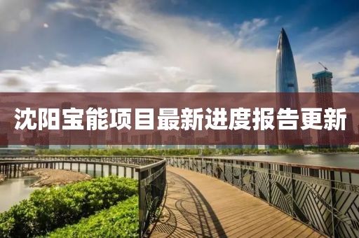 沈陽寶能項目最新進(jìn)度報告更新