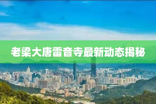 老梁大唐雷音寺最新動態(tài)揭秘