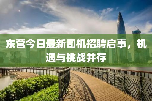 東營(yíng)今日最新司機(jī)招聘啟事，機(jī)遇與挑戰(zhàn)并存