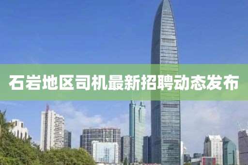 石巖地區(qū)司機最新招聘動態(tài)發(fā)布
