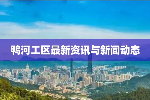 鴨河工區(qū)最新資訊與新聞動(dòng)態(tài)