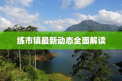練市鎮(zhèn)最新動態(tài)全面解讀