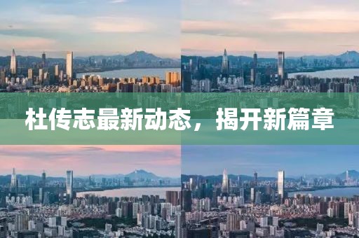 杜傳志最新動態(tài)，揭開新篇章
