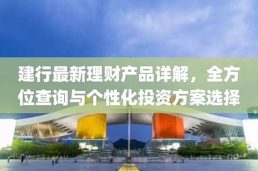 建行最新理財(cái)產(chǎn)品詳解，全方位查詢與個(gè)性化投資方案選擇