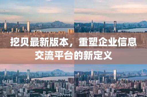 挖貝最新版本，重塑企業(yè)信息交流平臺的新定義