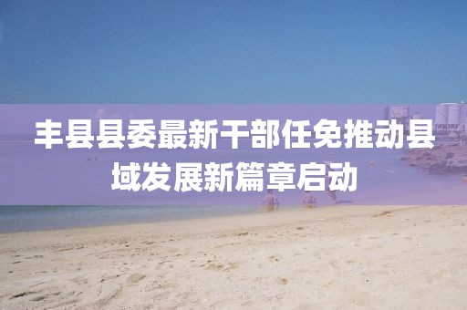 豐縣縣委最新干部任免推動(dòng)縣域發(fā)展新篇章啟動(dòng)