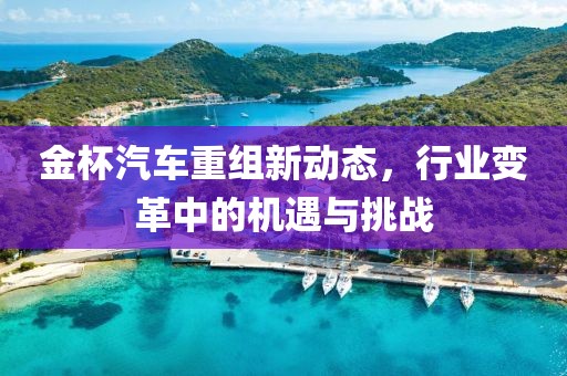 金杯汽車重組新動態(tài)，行業(yè)變革中的機遇與挑戰(zhàn)