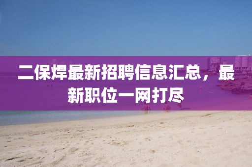 二保焊最新招聘信息匯總，最新職位一網(wǎng)打盡