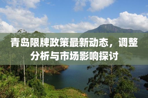 青島限牌政策最新動(dòng)態(tài)，調(diào)整分析與市場影響探討