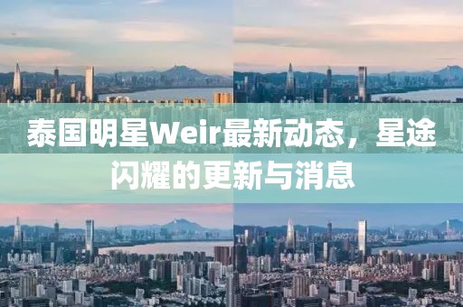 泰國明星Weir最新動態(tài)，星途閃耀的更新與消息
