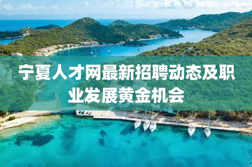 寧夏人才網(wǎng)最新招聘動(dòng)態(tài)及職業(yè)發(fā)展黃金機(jī)會(huì)