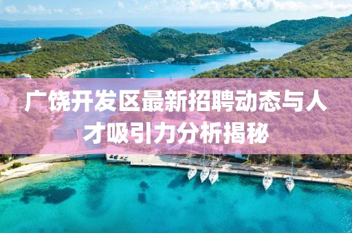 廣饒開發(fā)區(qū)最新招聘動態(tài)與人才吸引力分析揭秘