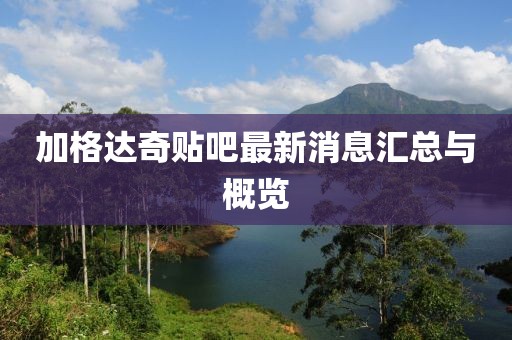 加格達奇貼吧最新消息匯總與概覽