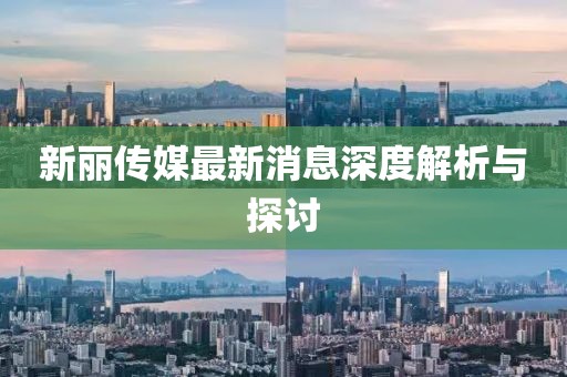 新麗傳媒最新消息深度解析與探討