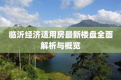 臨沂經(jīng)濟(jì)適用房最新樓盤全面解析與概覽