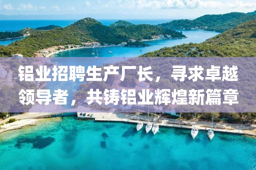鋁業(yè)招聘生產(chǎn)廠長(zhǎng)，尋求卓越領(lǐng)導(dǎo)者，共鑄鋁業(yè)輝煌新篇章