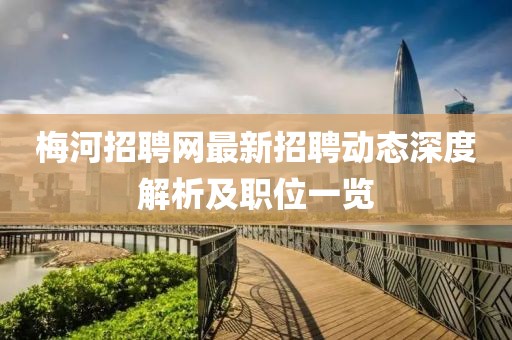 梅河招聘網(wǎng)最新招聘動(dòng)態(tài)深度解析及職位一覽