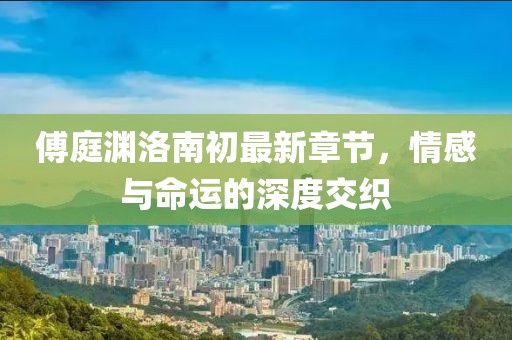 傅庭淵洛南初最新章節(jié)，情感與命運的深度交織
