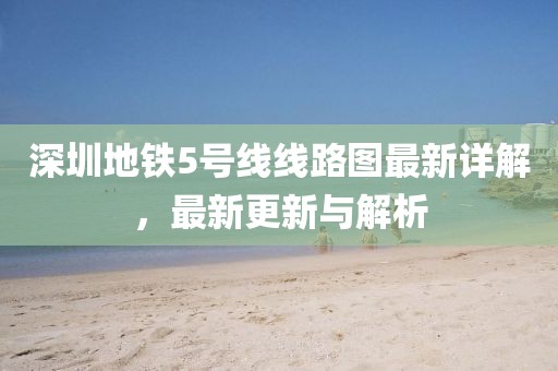 深圳地鐵5號線線路圖最新詳解，最新更新與解析