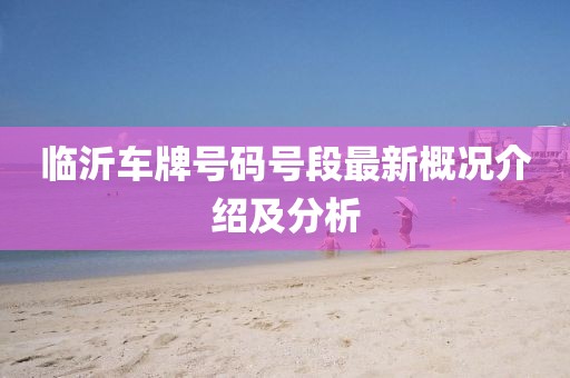 臨沂車(chē)牌號(hào)碼號(hào)段最新概況介紹及分析